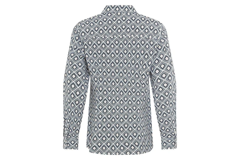 Olsen Women's Diamond Pattern Tailored Shirt
