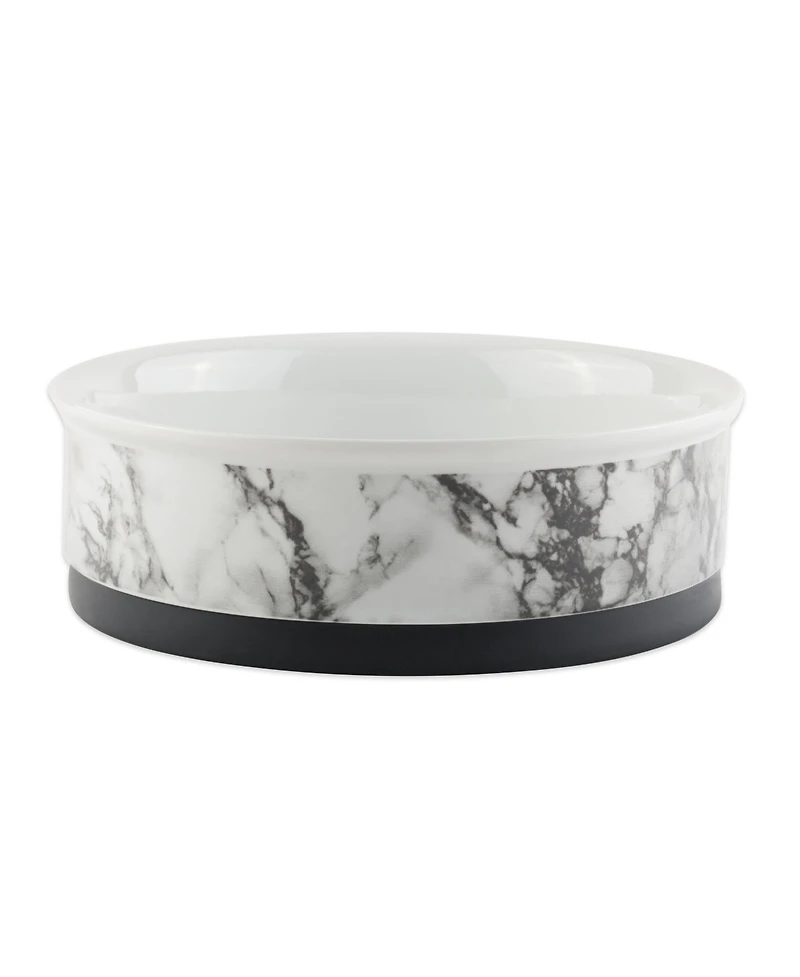 Bone Dry Marble Pet Bowl Set/2