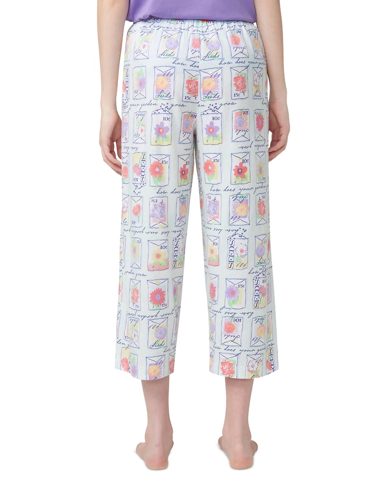 Hue Women's Garden Seeds Capri Pajama Pants