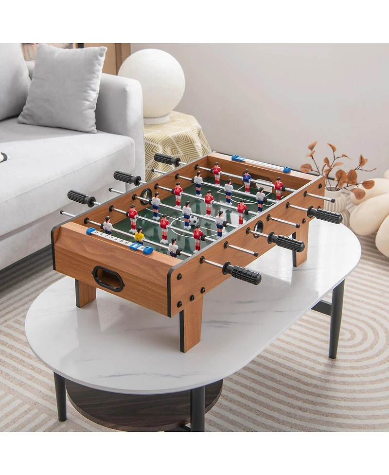 Gouun 27 Inch Foosball Table Mini Tabletop Soccer Game