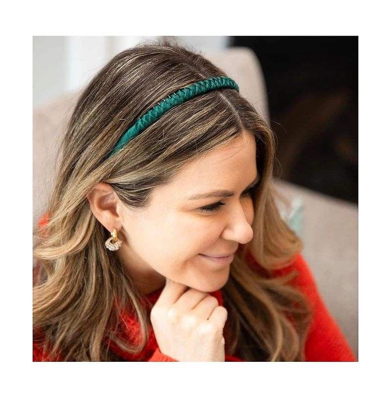 Thin Solid Headband - Green