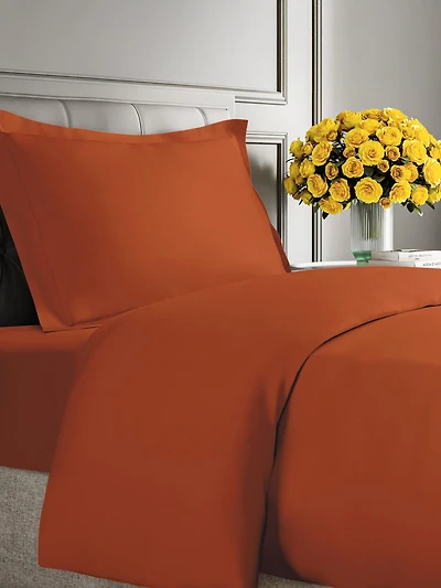 Premium Microfiber Duvet Cover Set - Twin Cream