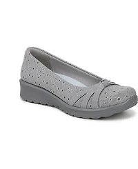 LifeStride Women's Gem 2 Washable Round Toe Ballerina Flats