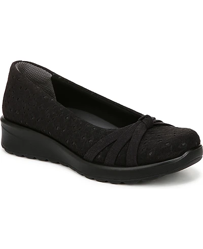 LifeStride Women's Gem 2 Washable Round Toe Ballerina Flats