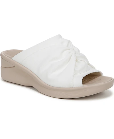 LifeStride Women's Smile 3 Washable Slide Wedge Sandals