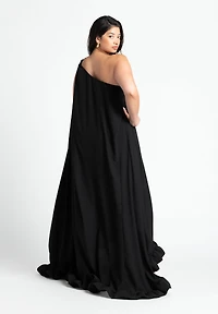 Eloquii Women's Dramatic Ruffle Gown