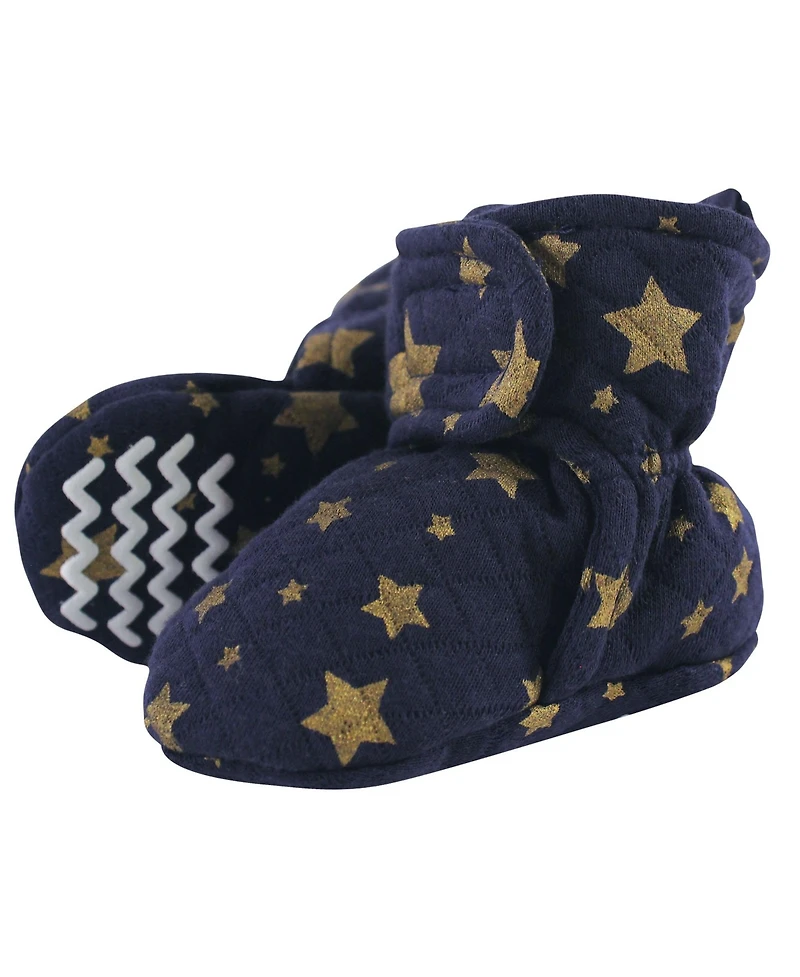 Hudson Baby Boys Unisex Cozy Quilted Bootie Pair