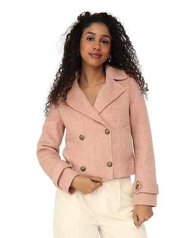 Belle & Bloom Better Off Military Peacoat Women's