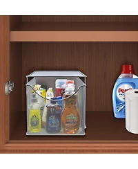 Sorbus Metal Mesh Cabinet Organizer with Pull-Out Drawers - Ideal for Countertop, Cabinet, Pantry, Under the Sink, Desktop and More (Silver 1 Drawer