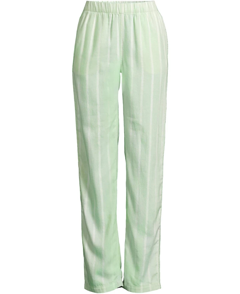 Lands' End Plus Print Flannel Pajama Pants