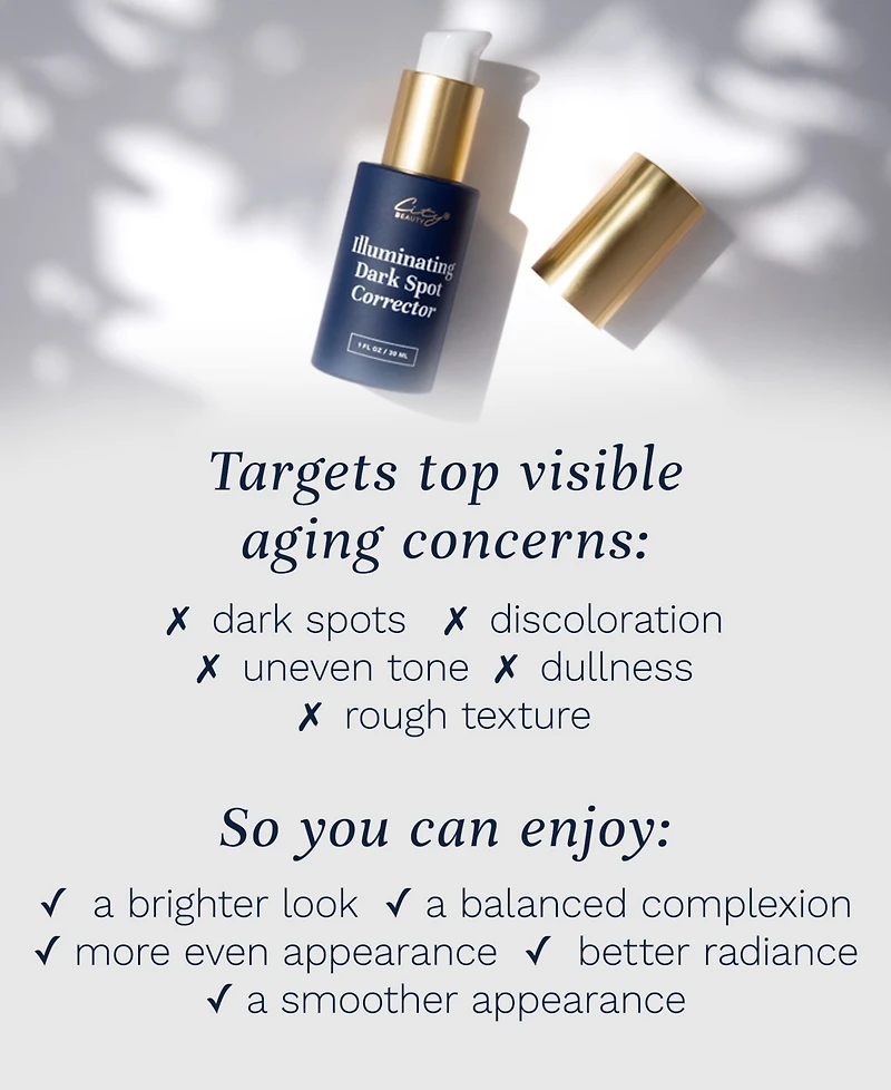 City Beauty Illuminating Dark Spot Corrector, 1 Fl Oz/30 Ml