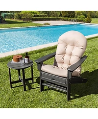 Gouun Patio Adirondack Chair Cushion with Fixing Straps and Seat Pad
