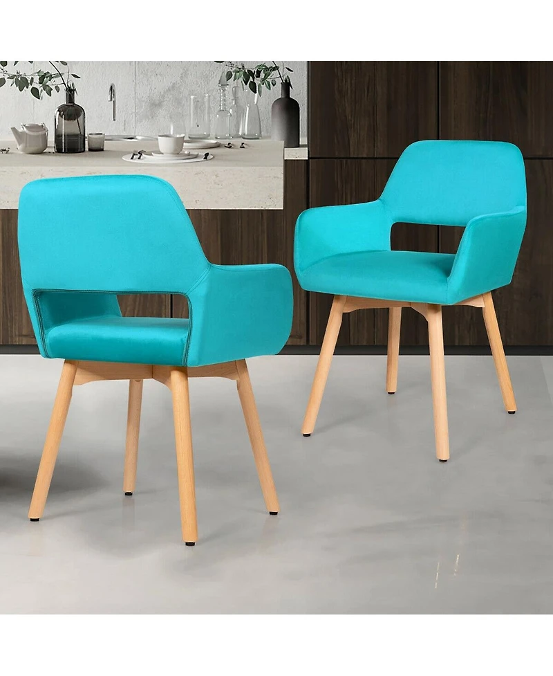 Gouun Set of 2 Modern Accent Armchairs