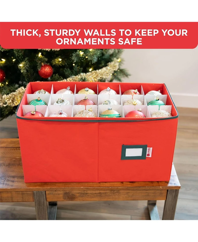 Florida Brands Christmas Ornaments Storage Box to Protect and Store up 54 -4"
