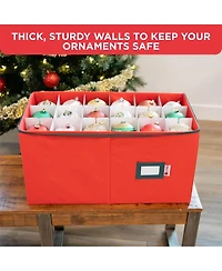 Florida Brands Christmas Ornaments Storage Box to Protect and Store up 54 -4"