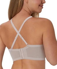 Maidenform Women's Pure Comfort Lace & Mesh Longline Wireless Bralette DM1188