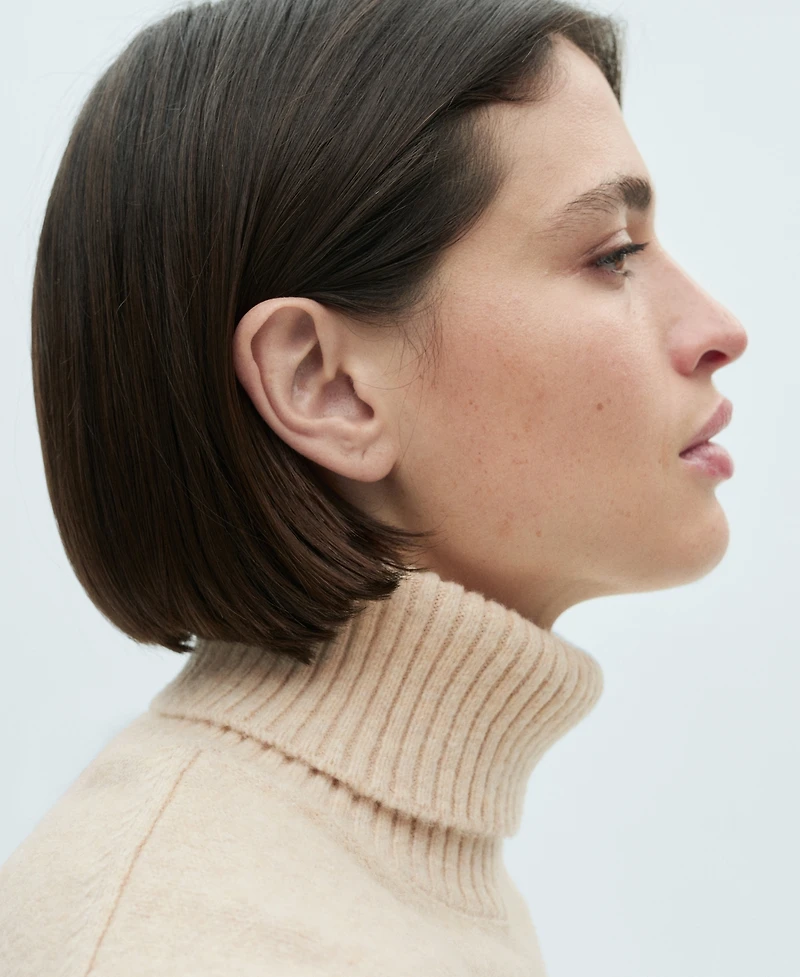 Mango Women's Turtleneck Sweater