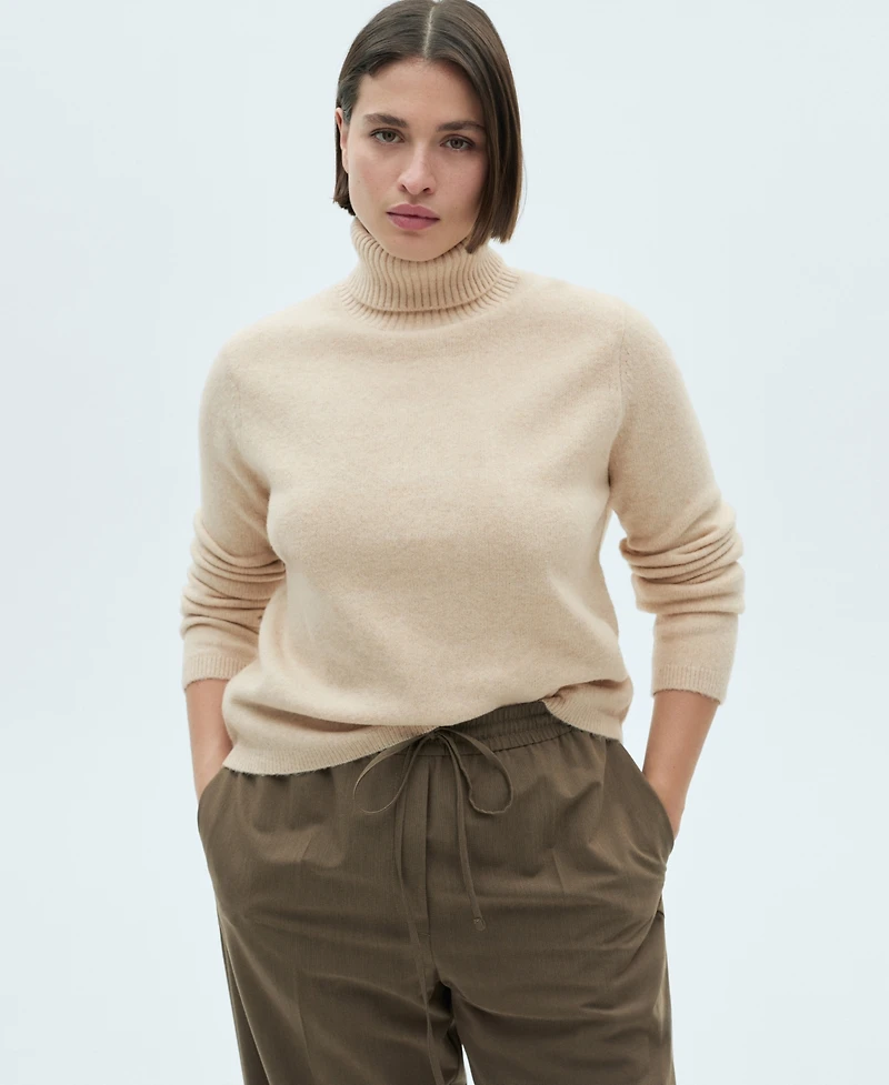 Mango Women's Turtleneck Sweater