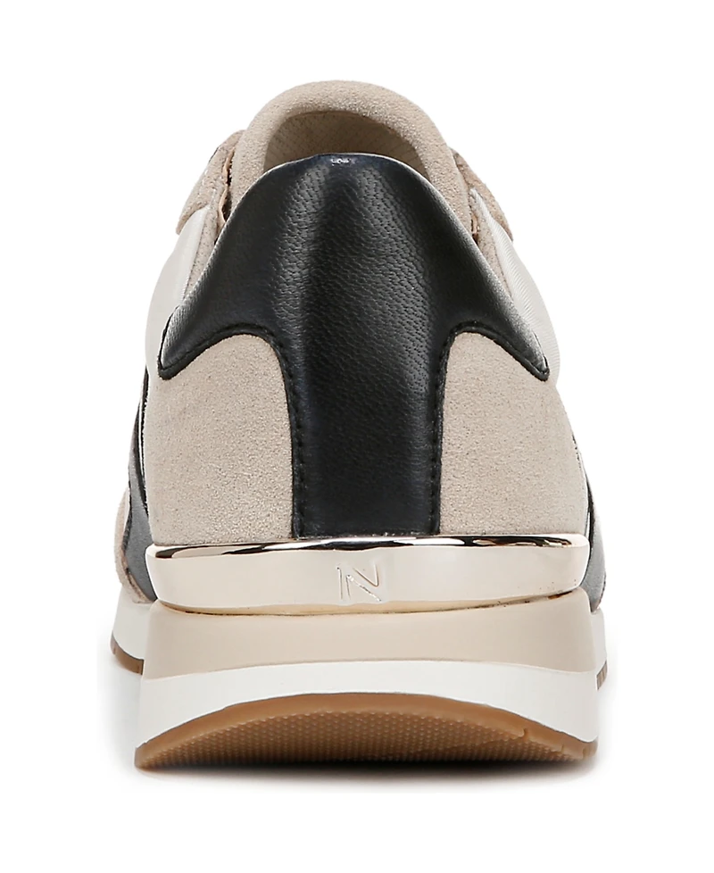 Naturalizer Women's Lorena Closed Round Toe Lace Up Sneakers
