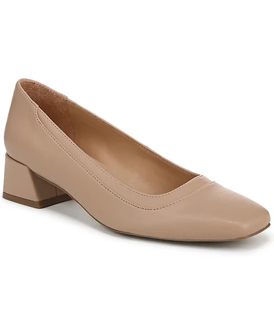 Naturalizer Women's Huntley Square Toe Block Heel Pumps