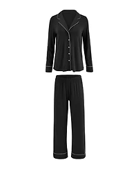 Adore Me Women's Matilda Long Sleeve Top & Pants Pajama Set