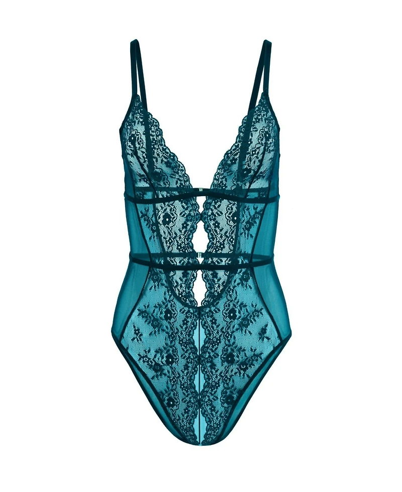 Adore Me Women's Rosie Crotchless Bodysuit Lingerie