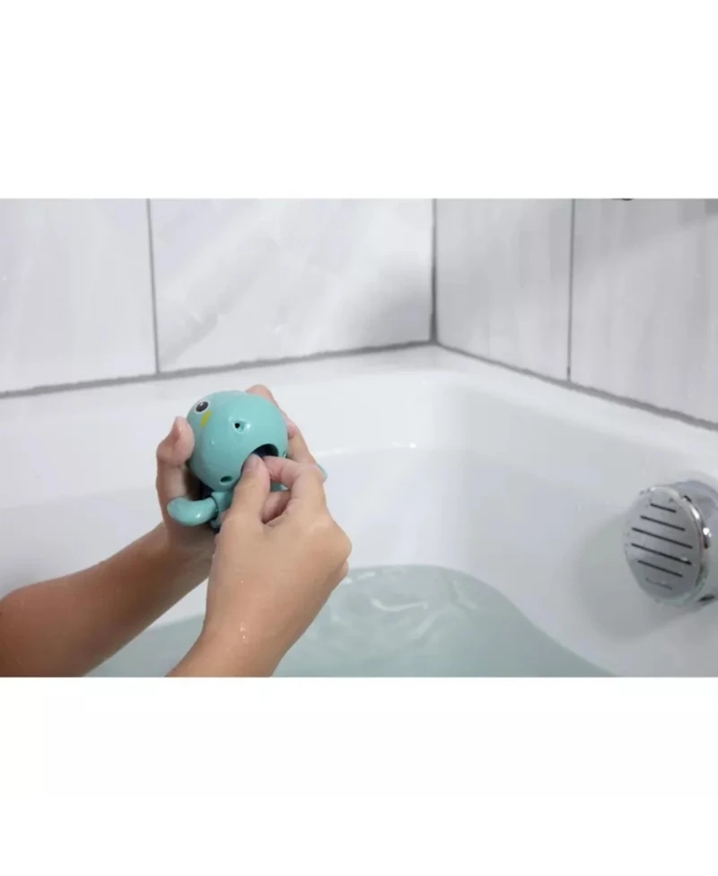 Sperric Toddler Floating Turtle Bath Toys 1-3, Wind-Up Swimming Toys Girls, Fun Cute Pool Toys Safe and Durable Bathtub Water Toys, 3-Pack