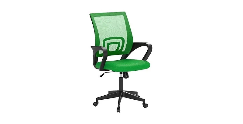 Slickblue Modern Mid-Back Ergonomic Mesh Office Desk Chair with Armrests and Wheels for Comfort Mobility