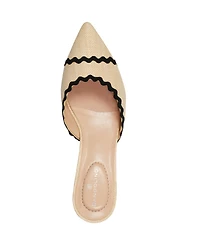 Bandolino Women's Mymy Pointed Toe Kitten Heel Mules