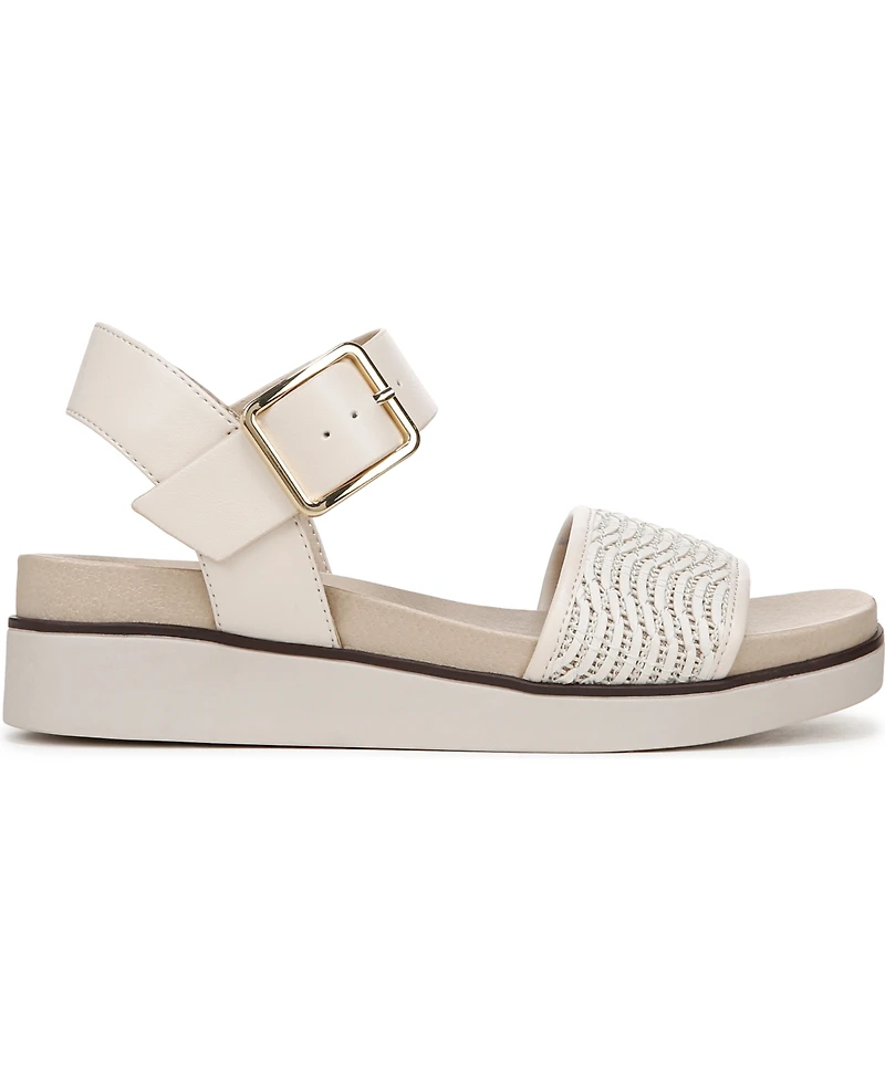 LifeStride Women's Gillian 2 Square Open Toe Platform Sandals