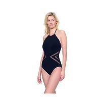 Gottex Women's Day Dreamer High Neck Halter One Piece