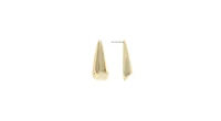 Polished Geometric Teardrop Earrings