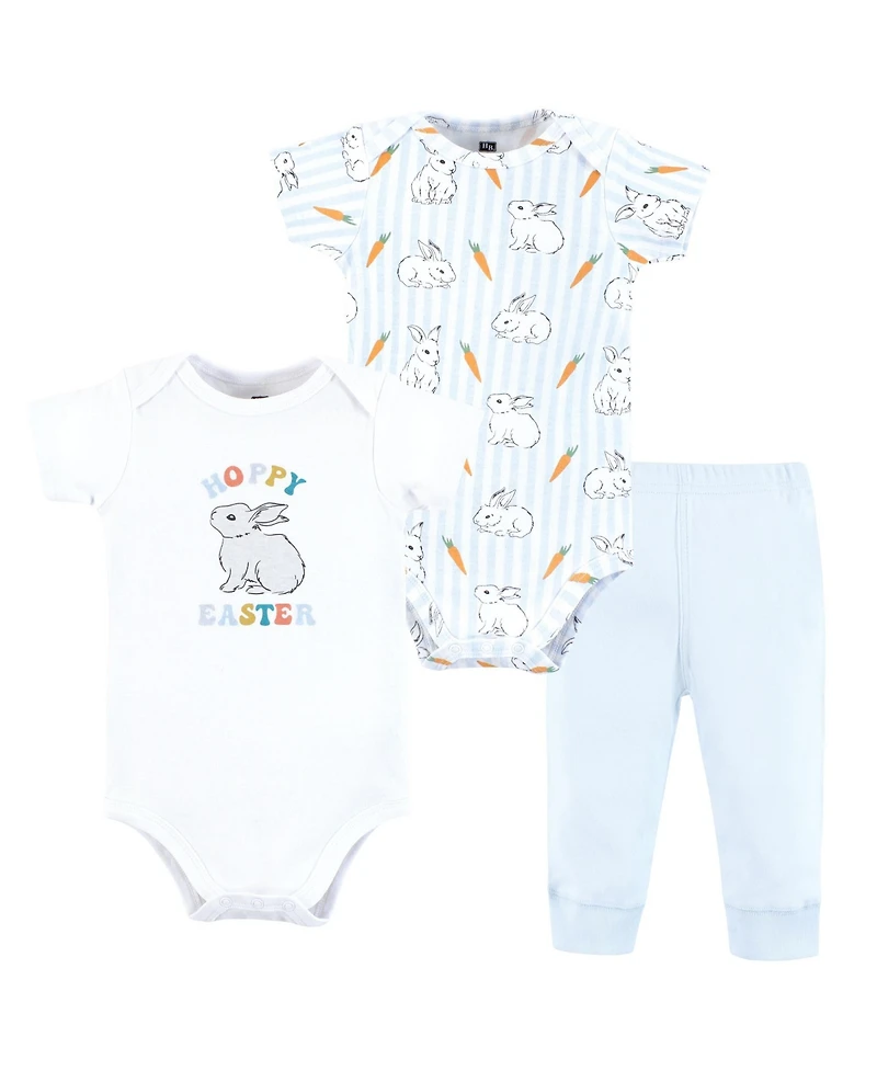 Hudson Baby Two Bodysuits & Matching Pants Apparel Set