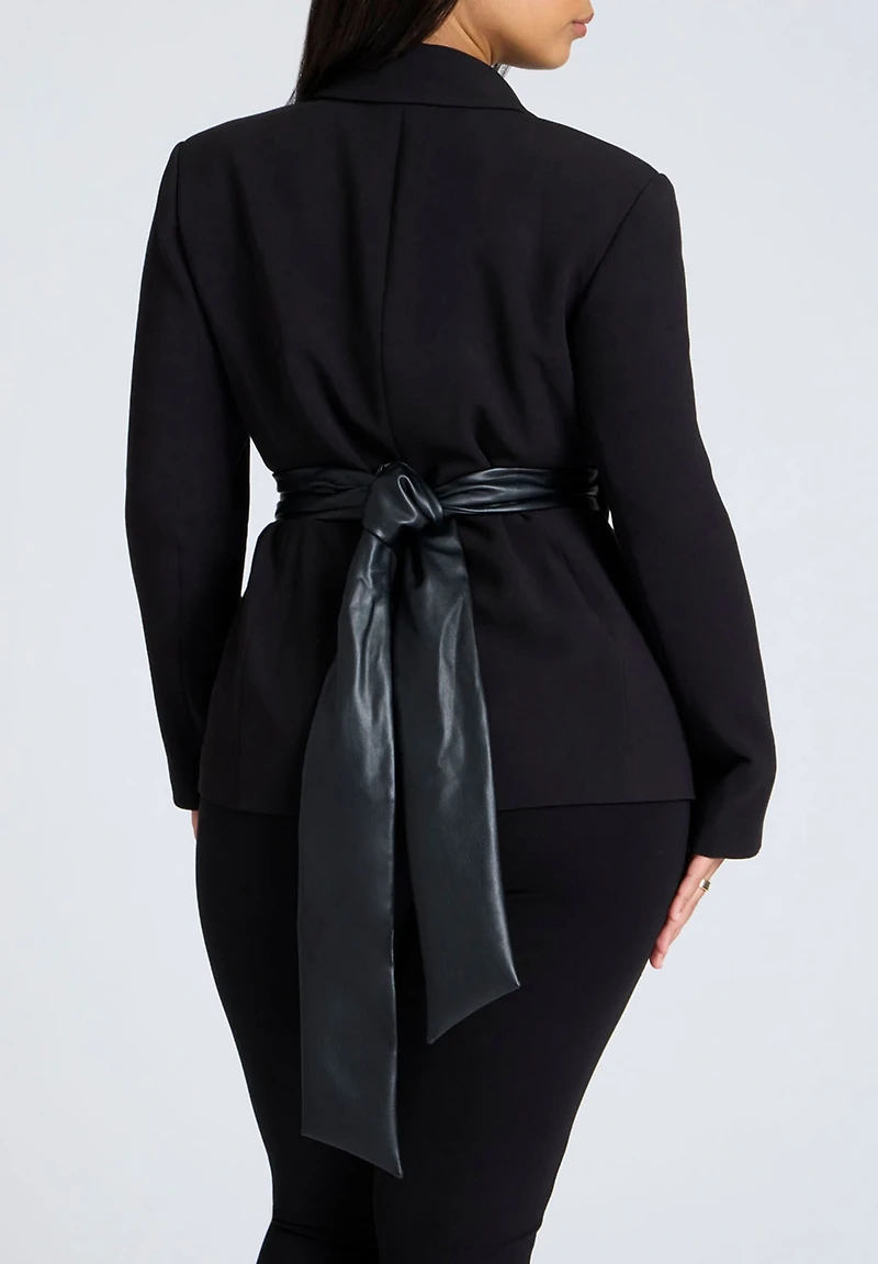 Eloquii Women's Wrap Blazer