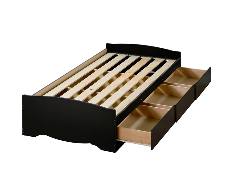 Slickblue Bed Frame with 3 Storage Drawers Platform Design for Organized Living