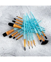 Royal & Langnickel Crafter's Choice Synthetic Black Taklon Paint Brushes, 15pc