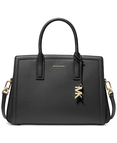 Michael Kors Laila Medium Leather Crossbody Satchel