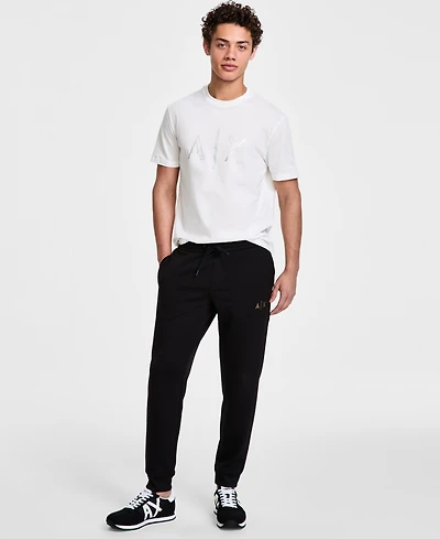 A|X Armani Exchange Men's Stud Logo Joggers