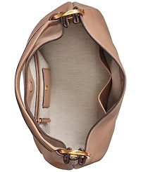 Donna Karan New York Glenwood Leather Shoulder with Tassel Detail
