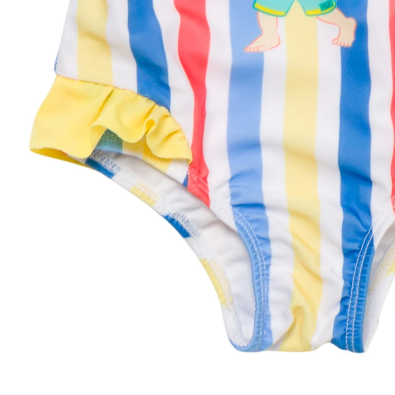 CoComelon Toddler Girls Tomtom Yoyo Jj One Piece Bathing Suit