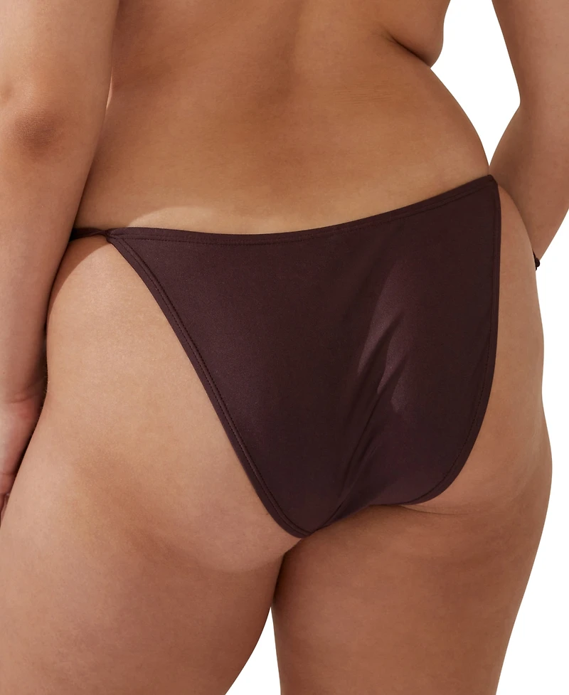 Cotton On Women's Side-Tie Brazilian Bikini Bottoms