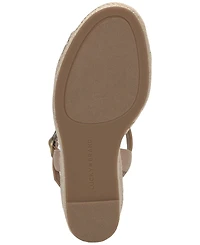 Lucky Brand Women's Coyna Floral Lace Platform Espadrille Wedge Sandals
