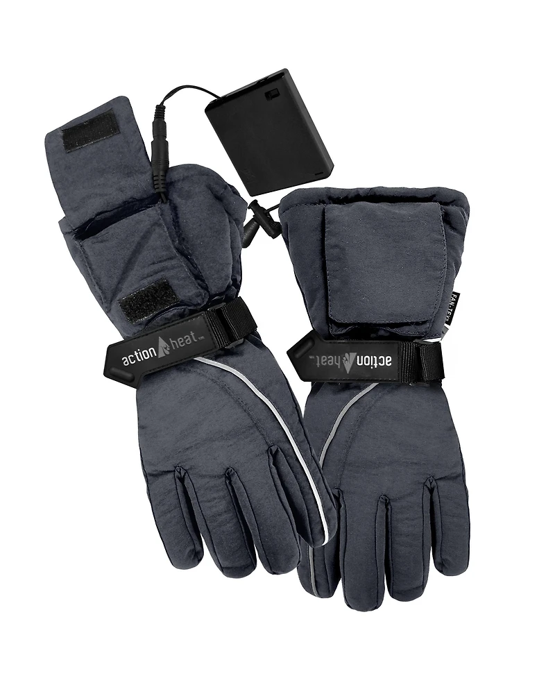 ActionHeat Aa Battery Heated Snow Gloves - Women's Navy One