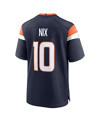 Nike Big Boys and Girls Bo Nix Navy Denver Broncos Alternate Game Jersey