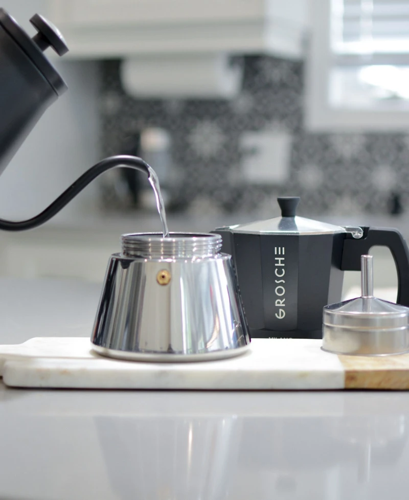 Grosche Milano Induction Stovetop 9 Cup Espresso Maker Moka Pot