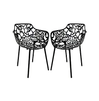 LeisureMod Modern Devon Aluminum Armchair