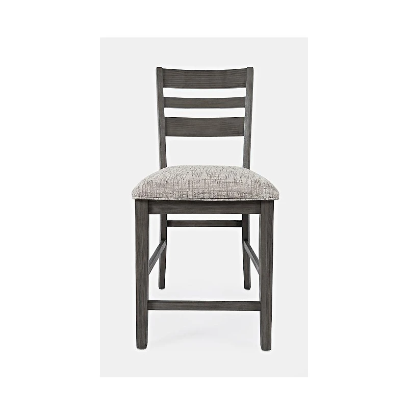 Jofran Altamonte Contemporary Ladderback Upholstered Counter Stool (Set of 2)