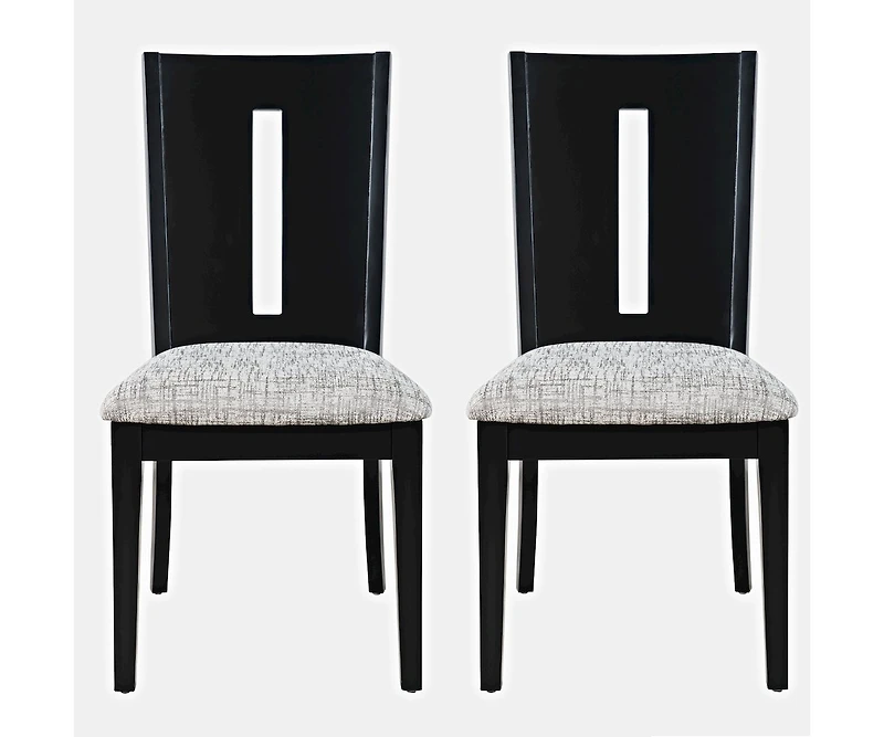 Jofran Urban Icon Contemporary Slotback Upholstered Dining Chair (Set of 2)