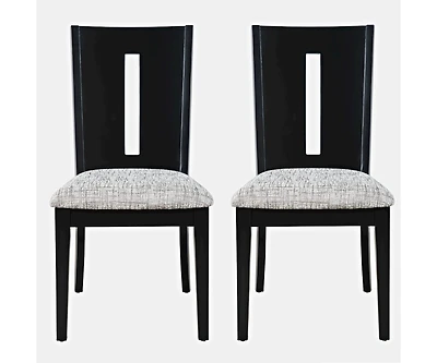 Jofran Urban Icon Contemporary Slotback Upholstered Dining Chair (Set of 2)