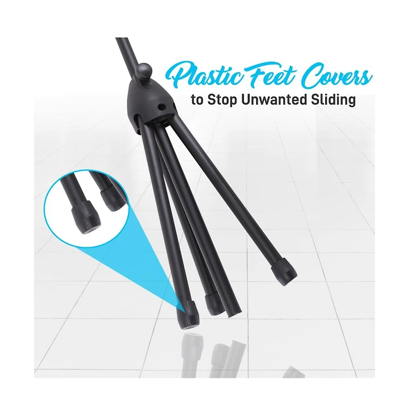 Pyle Dynamic Microphone Kit with Metal Stand, Carry Bag, Xlr Cable & Mic Clip